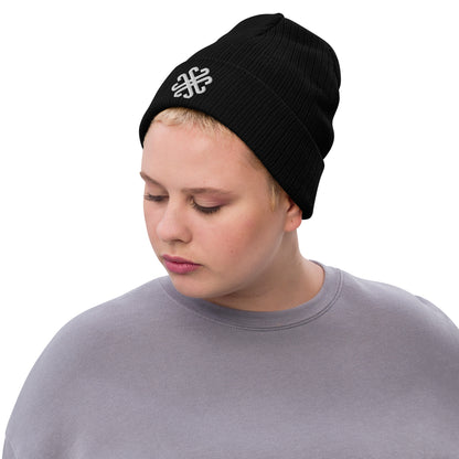 Ribbed knit beanie