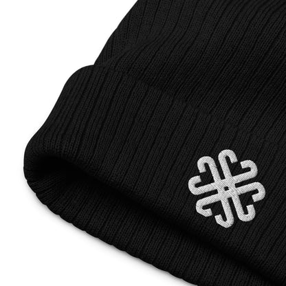 Ribbed knit beanie